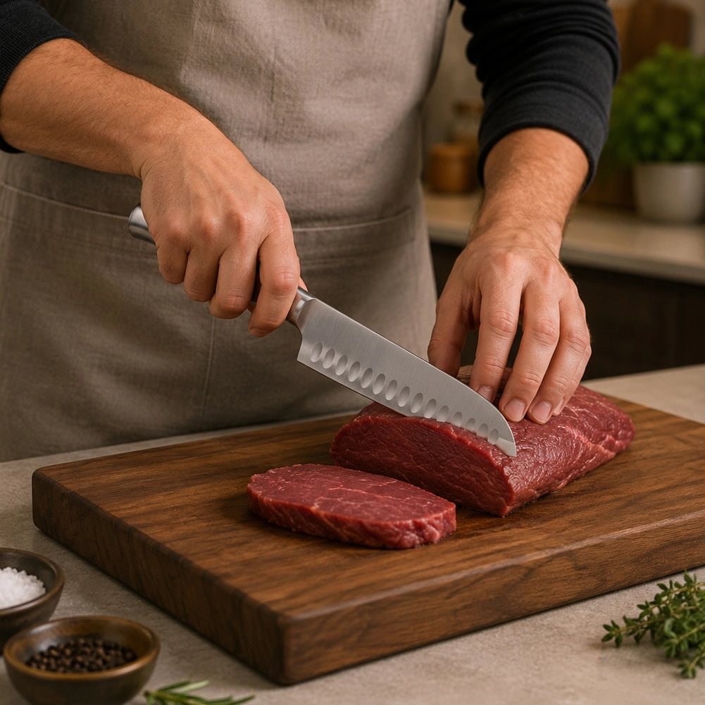 Ceppo Coltelli con 15 Pz in Acciaio Impugnatura Ergonomica Ideale per Cucinare