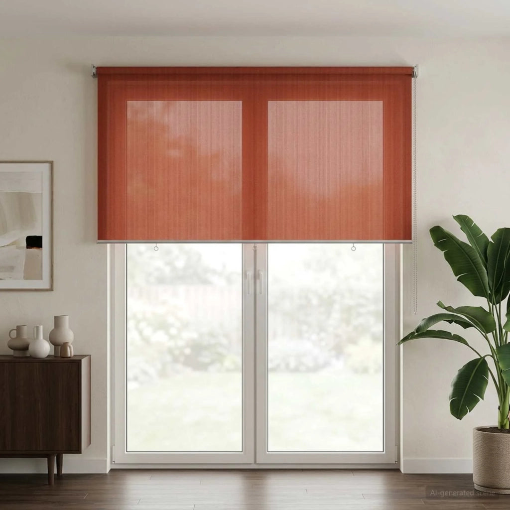 Tenda a Rullo Esterno Blocco UV 90% Terracotta 350 x 230 cm 42036010