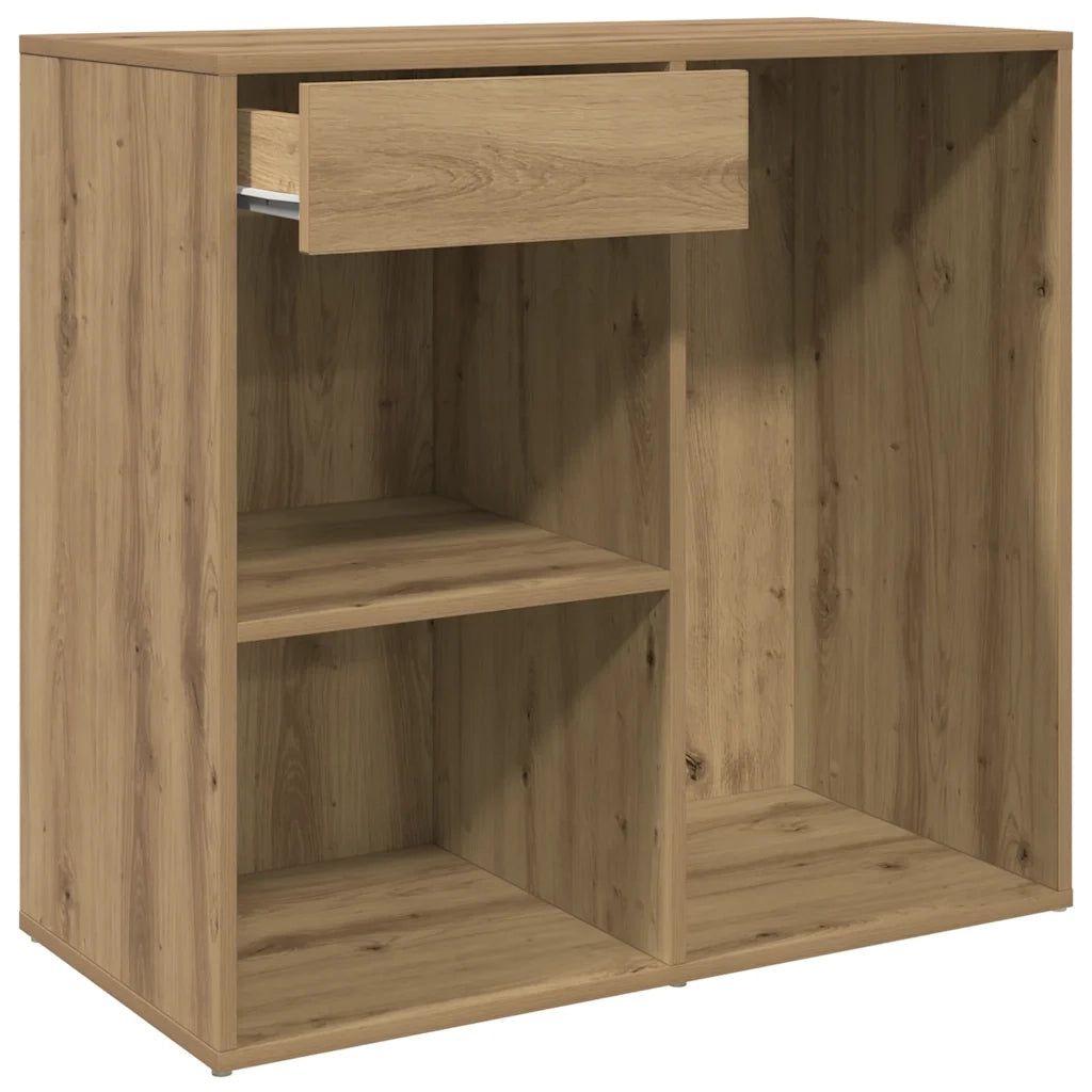 Armadietto per Cosmetici Rovere Artigianale 80x40x75 cm 857030