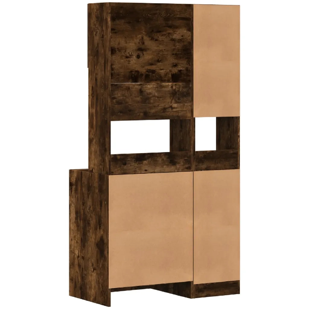 Mobile da Cucina Rovere Fumo 95x50x180 cm Legno Multistrato 3276536