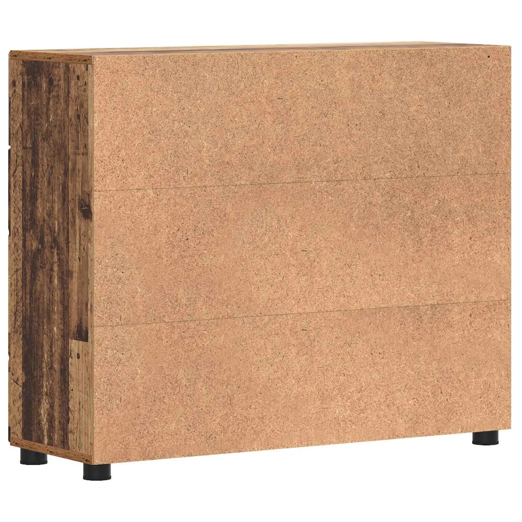 Armadio in Legno con cassetto Legno vecchio 88,5 x 30,5 x 73 cm