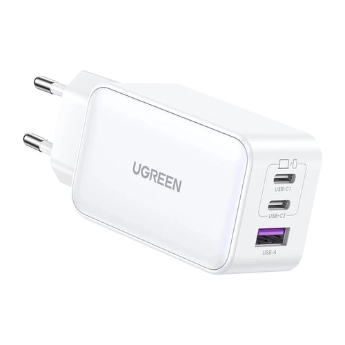 Ugreen 15339 Caricabatterie per dispositivi mobili Universale Bianco AC Ricarica rapida Interno