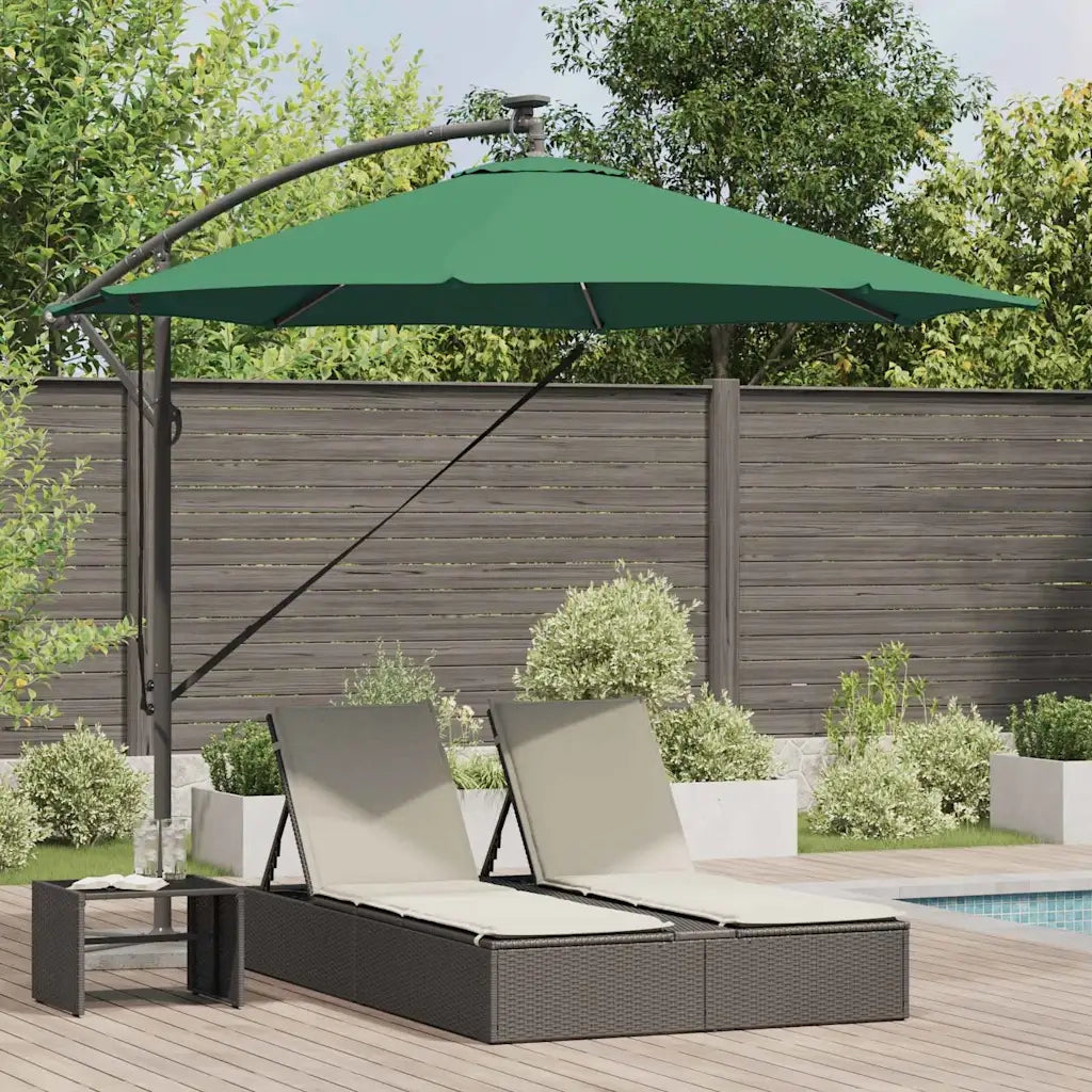 Ombrello | Parasolne Verde 294 x 294 x 248 cm Poliestere e Alluminio