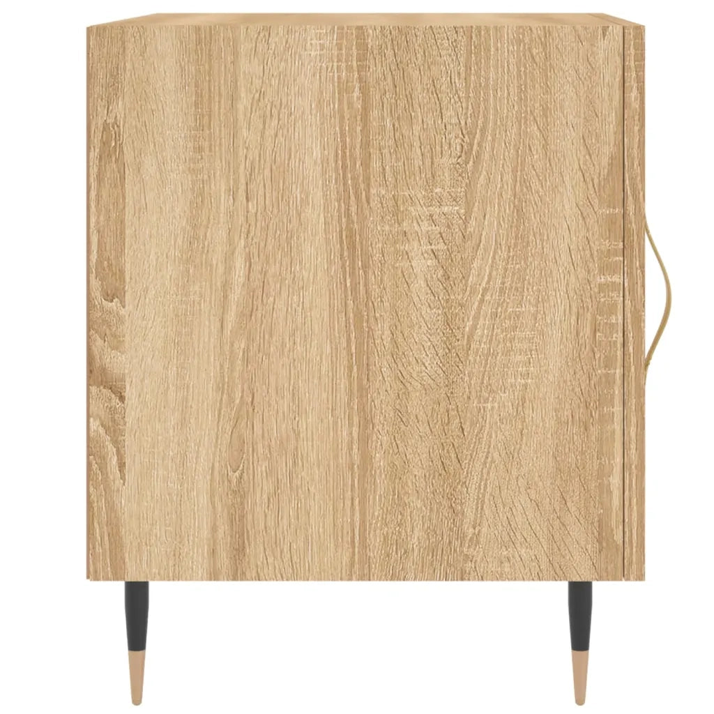 Comodini 2 pz-Set di 2 Tavolino da notte Rovere Sonoma 40x40x50 cm in Legno Multistrato 289704