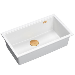 Lavello In Granito Logan 110 White Oro