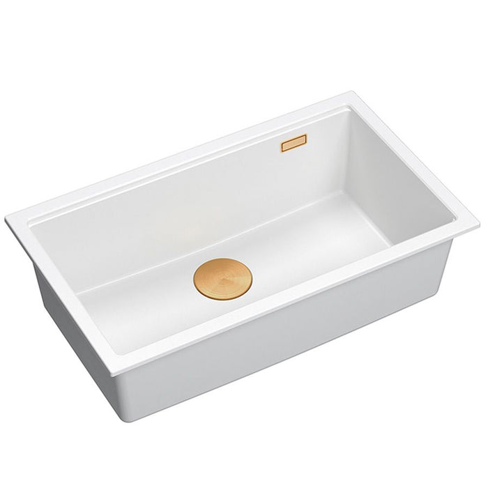 Lavello In Granito Logan 110 White Oro