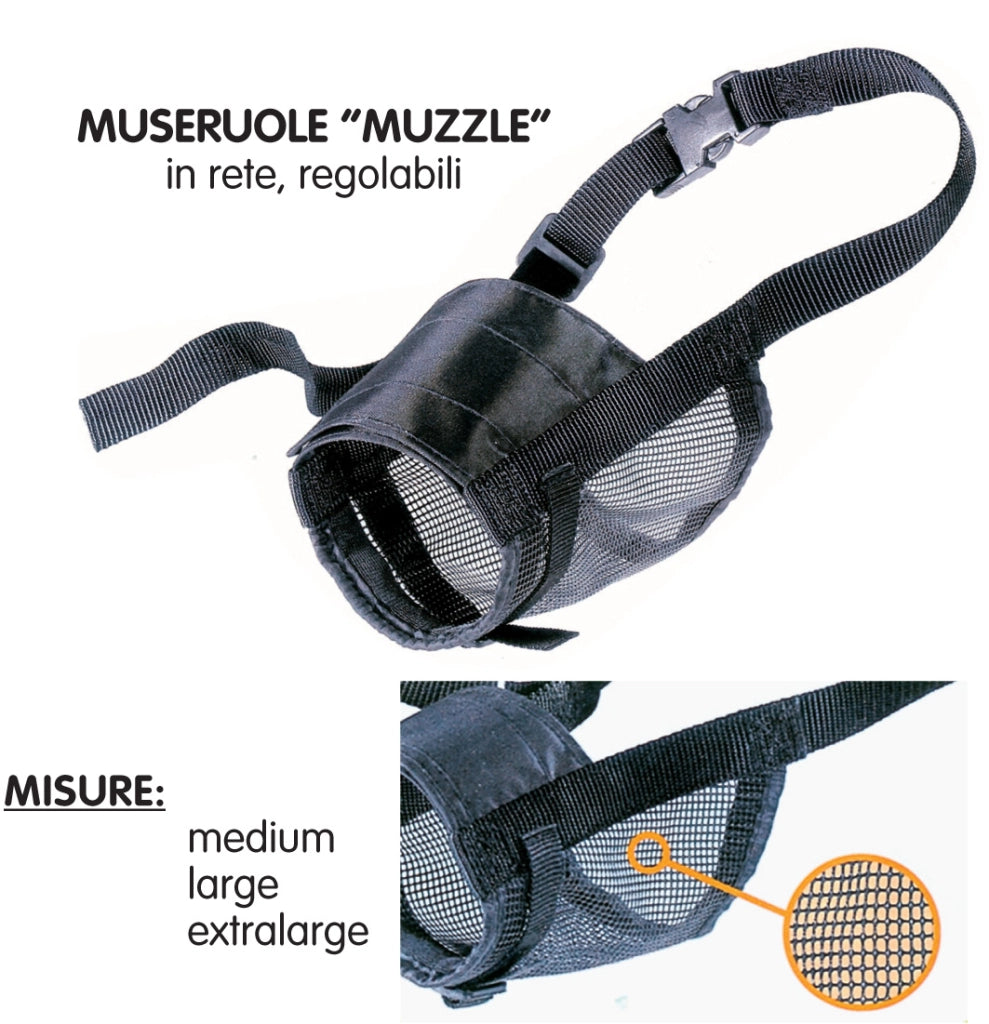 MUSERUOLA PER CANI MUZZLE IN RETE TAGLIA  L- FERPLAST- 1,0 pz