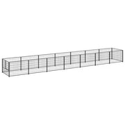 Gabbia per Cani Nera 7 mÂ² in Acciaio cod mxl 49257