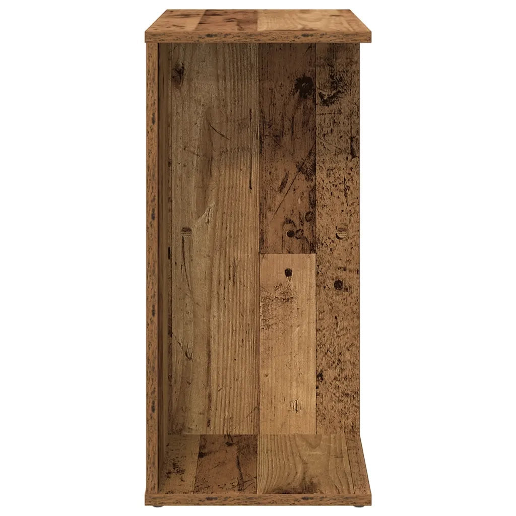 Comodini 2 pz-Set di 2 Tavolino da notte Legno Antico 46,5x29x61 cm in Legno Multistrato