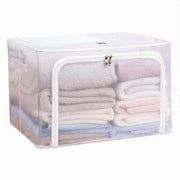Trade Shop - Box Scatola Salvaspazio Portatutto Vestiti Armadio Organizer 50x40x28 Cm 59981 -