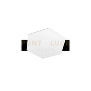 HEXAGON APPLIQUE-PLAFONIERA DECORATIVO BIANCO 1142-1D-BI
