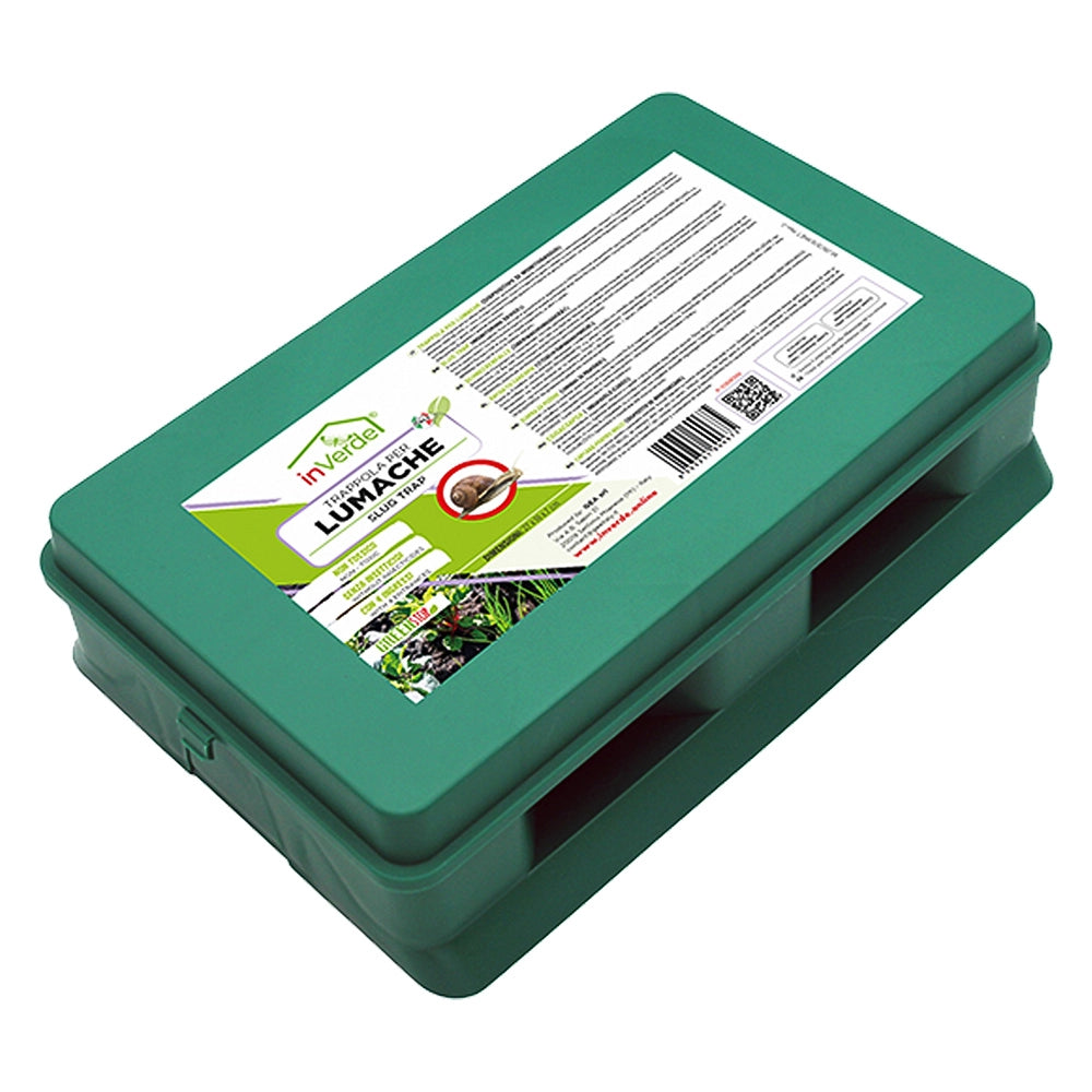 TRAPPOLA PER LUMACHE cm. 27 x 18 x h.7  - IN VERDE