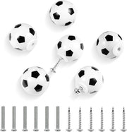 Pomelli di Calcio Maniglie - Comparto Decorativo - 6 Pezzi