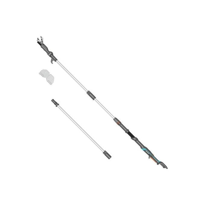 Gardena 14776-55 potatrice elettrica 2,8 cm 18 V Ioni di Litio Nero, Argento