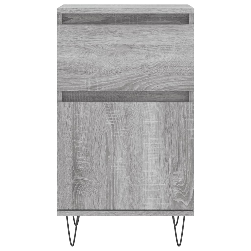Buffet credenza cassettiera armadio mobile contenitore organizer cucina soggiorno Sonoma 40 x 35 x 70 cm legno ingegnerizzato grigio 02_0036356