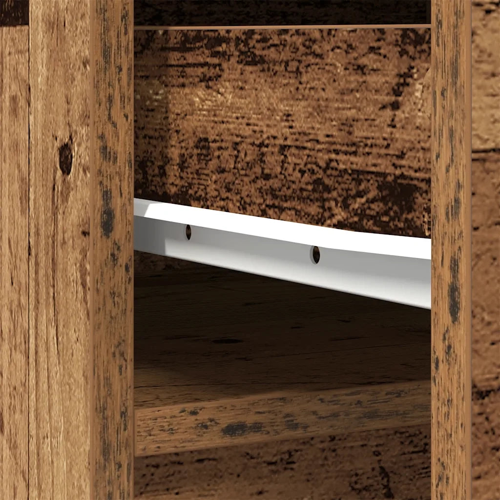 Credenza Legno Antico 37,5x35x180 cm in Truciolato
