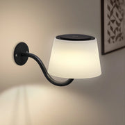 ZMH Applique da parete 2 luci da parete LED dimmerabili con interruttore faretti da parete wireless neri moderni
