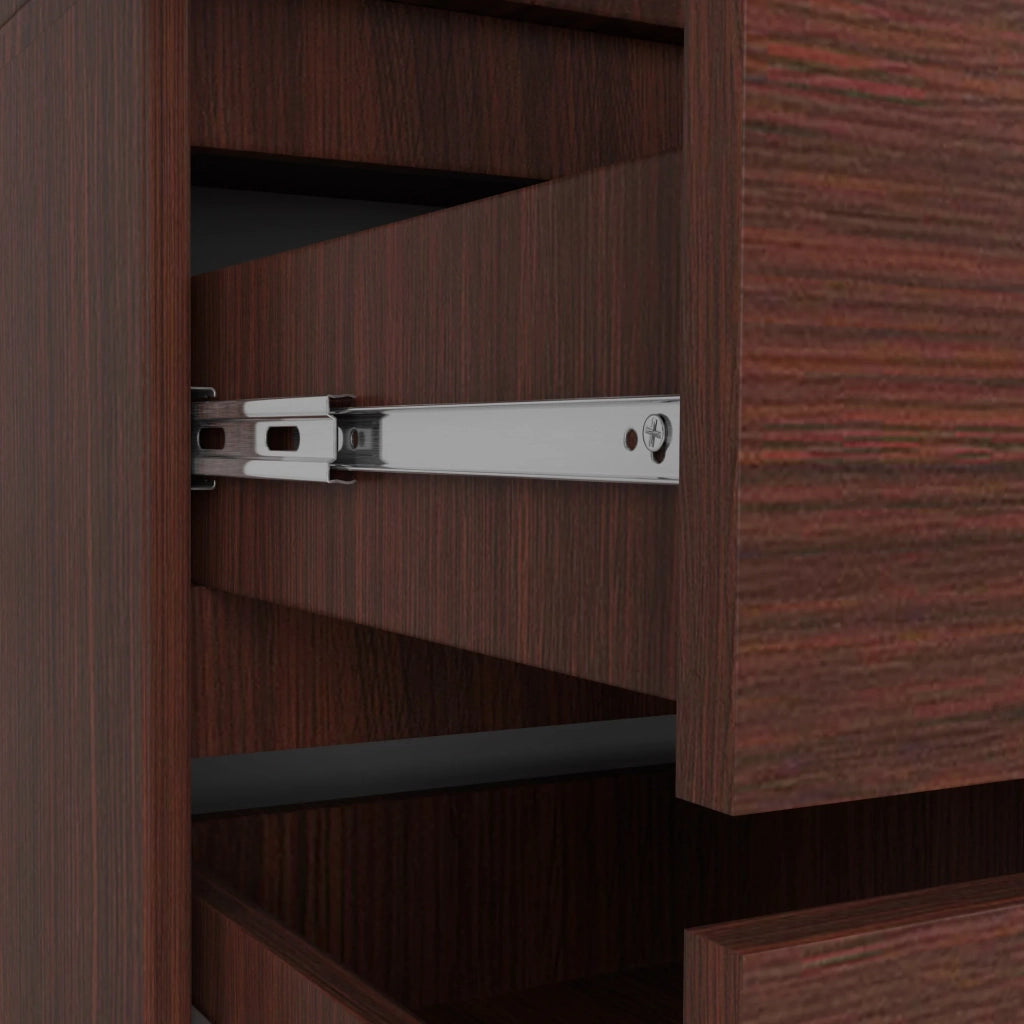 Armadio AKORD S90 Wengé 90 cm 2 ante 2 cassetti 90x51x180 cm