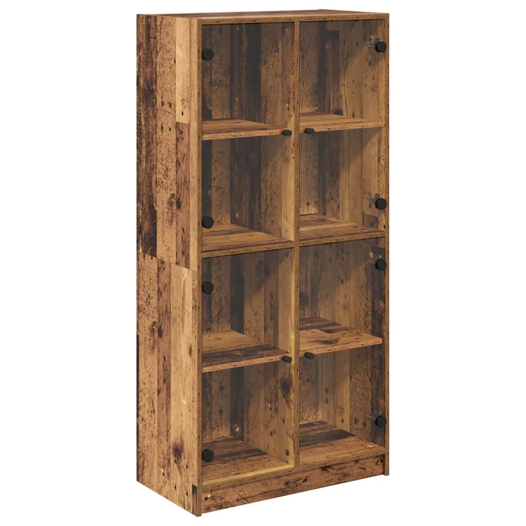 Credenza-Buffet-Armadio da cucina Legno vecchio 68 x 37 x 142 cm Legno multistrato