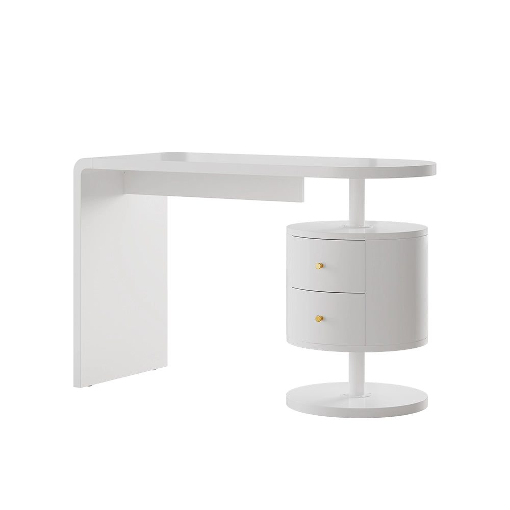 Vicco Tavolo da toeletta Bianco 120 cm con 2 cassetti