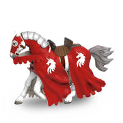 Papo - Horse of Red knight with spear