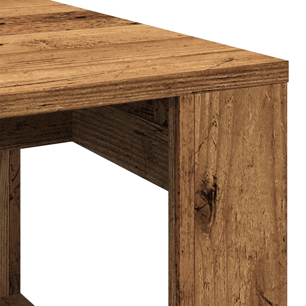 Tavolino da Salotto-Tavolino da soggiorno-Tavolo Legno Antico 102x50x35 cm in Truciolato 703547