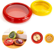 Vershouddozen con coperchio regolabile, contenitori per carni, ermetici, conservazione a lungo termine di verdure/citrus/tomate/avocado, adatti per microonde, forno, congelatore e lavastoviglie, 2 pezzi