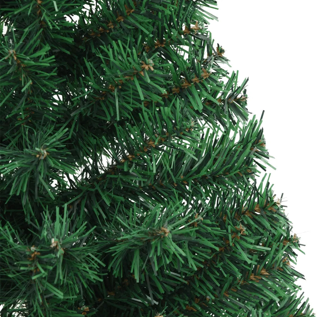 Albero di Natale Artificiale a MetÃ  Supporto Verde 120 cm PVC cod mxl 20896