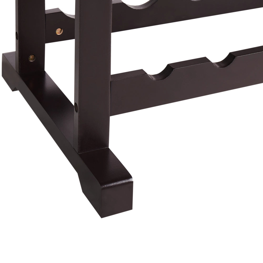 Portabottiglie in MDF marrone scuro Stile classico ed elegante per la casa