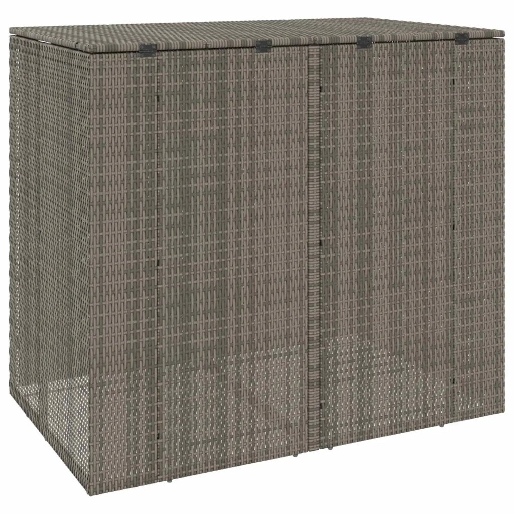 Cassa per Spazzatura 2 pcs Grigio 130 x 80 x 115 cm Polietilene