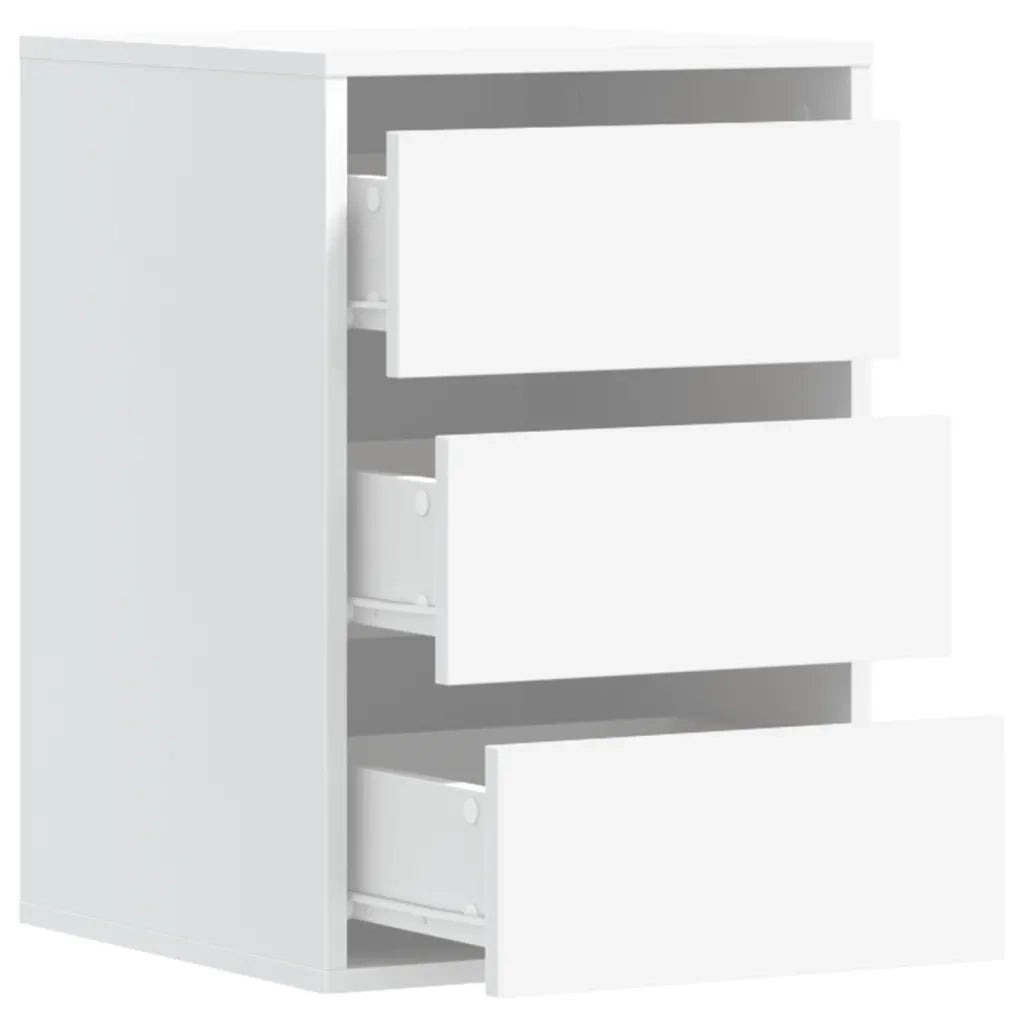 Cassettiera Bianca 40x41x58 cm in Legno Multistrato 852834