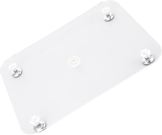 Piastra di livellamento adattabile - Piastra di livellamento in silicone - Livellatrice - Materiale acrilico - Dimensioni 400 x 300 mm - Piastra di livellamento