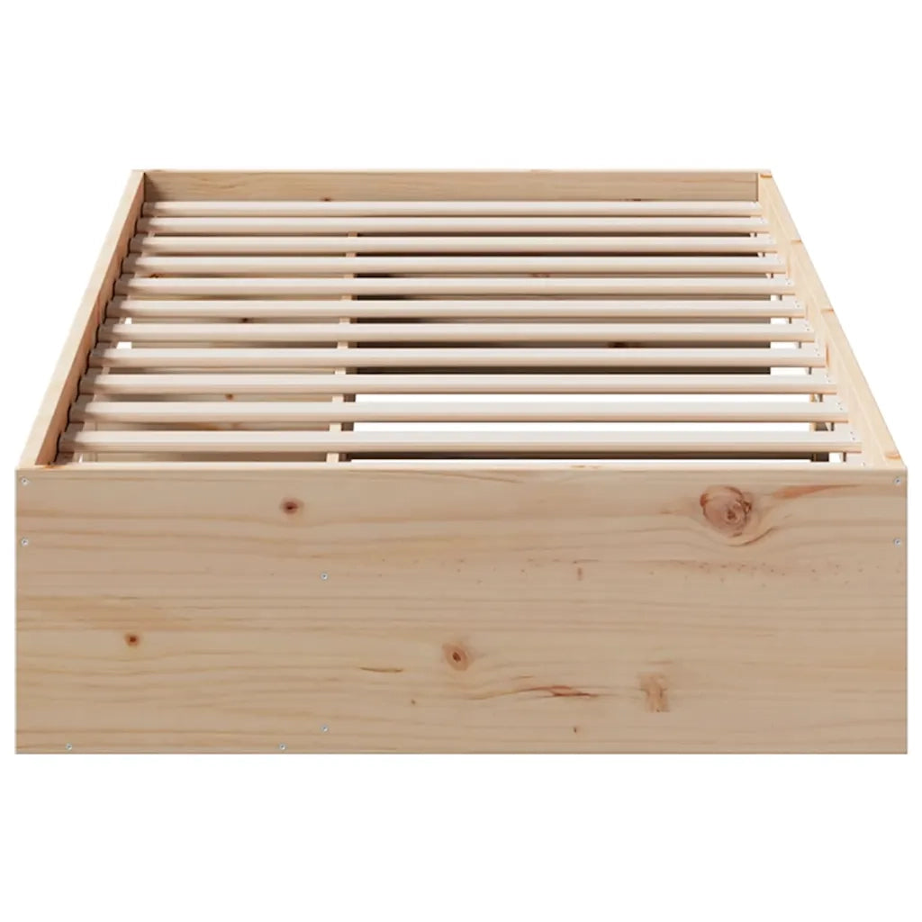 Dormeuse senza Materasso-Divano Letto-Struttura Letto 90x200 cm in Legno Massello di Pino 833187