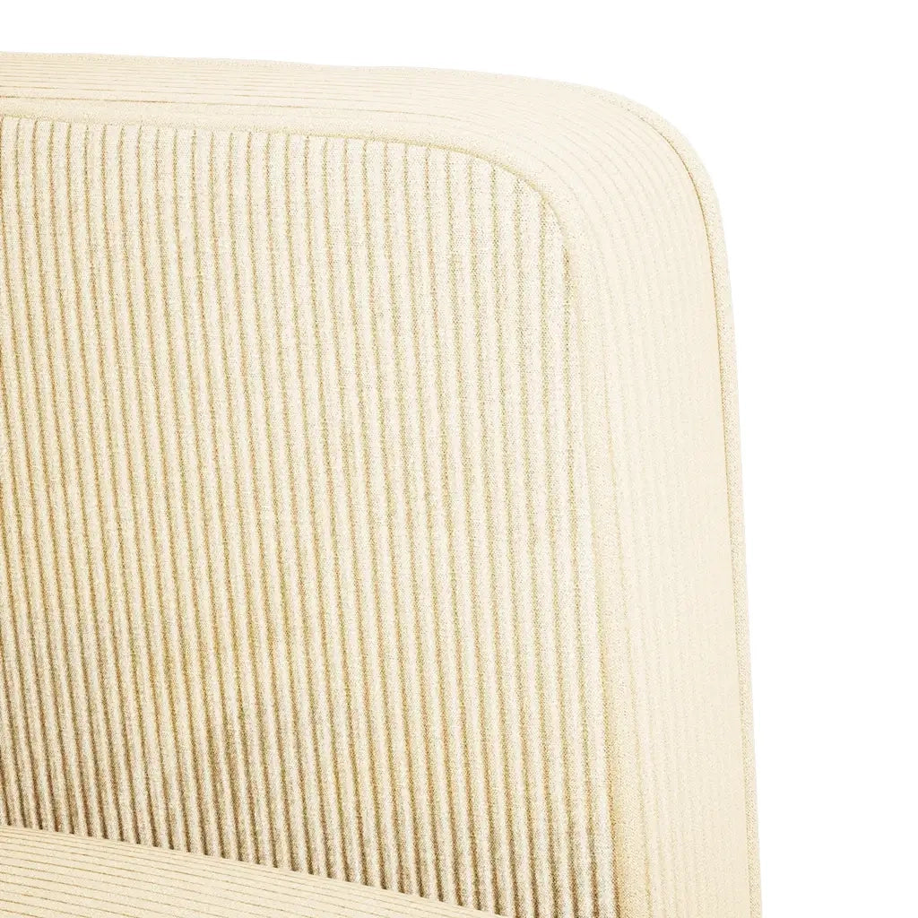 Divano | Divano da soggiorno | Sofa Divanetto Crema 109 cm Tessuto di Velluto a Coste