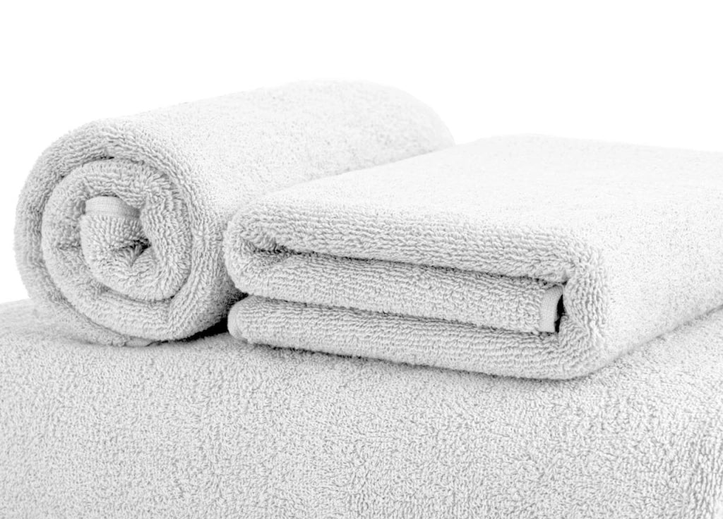 Asciugamani Salvietta Bagno In Morbida Spugna Modello Sophie Colore Bianco - Telo - Bianco