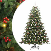 Albero di Natale | Decorazioni natalizie artificiale con 300 LED Verde 180 cm