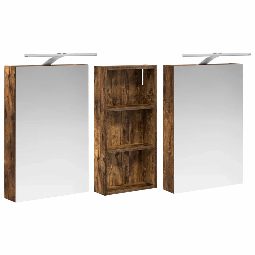 Set di Armadi da Bagno 3 pz 110 x 10,5 x 60,5 cm 3403724