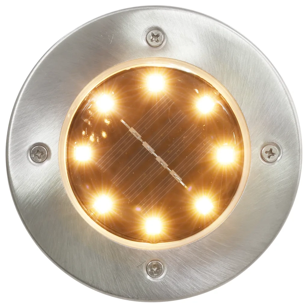 Lampade Solari da Terra 8 pz Luci a LED Bianco Caldo CFW1450110