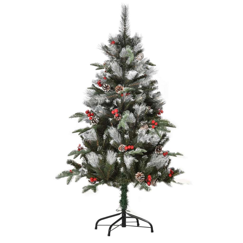 Albero di Natale Artificiale 120 cm ¨C zephmum ¨C Verde con 266 Ramas 27 Pi?as 27 Bayas