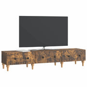 Mobile TV | Armadietto TV | Mobile Porta TV Rovere Fumo 147 x 34,5 x 30 cm Legno ingegnerizzato