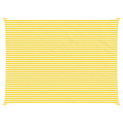 Vela Parasole | Telo Ombra | Vela da ombra solare Giallo e Bianco 8 x 6 m