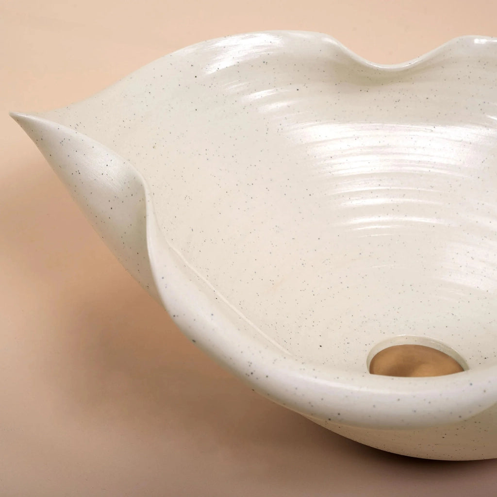 Lavabo Da Appoggio In Ceramica Rea Hm-02 Handmade Art