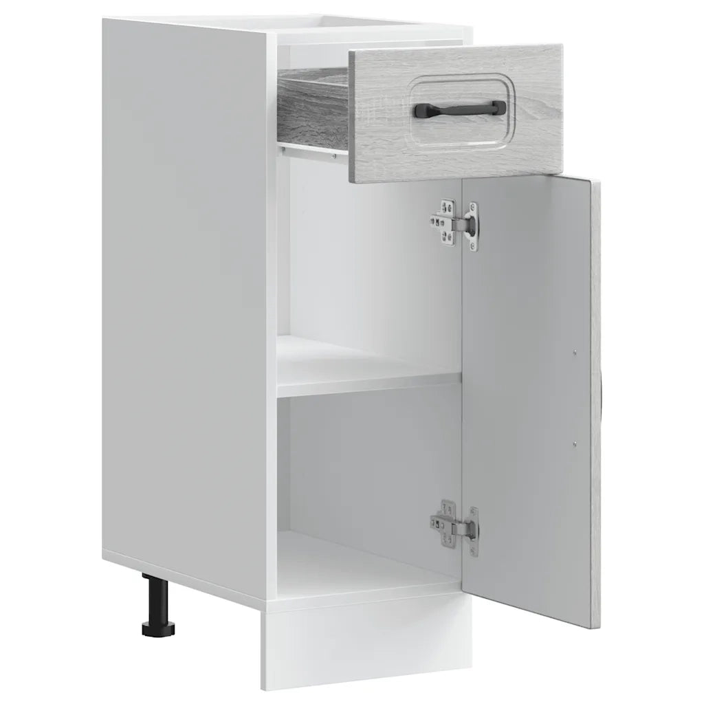Base da Cucina Kalmar Grigio Sonoma in Legno Multistrato 853463