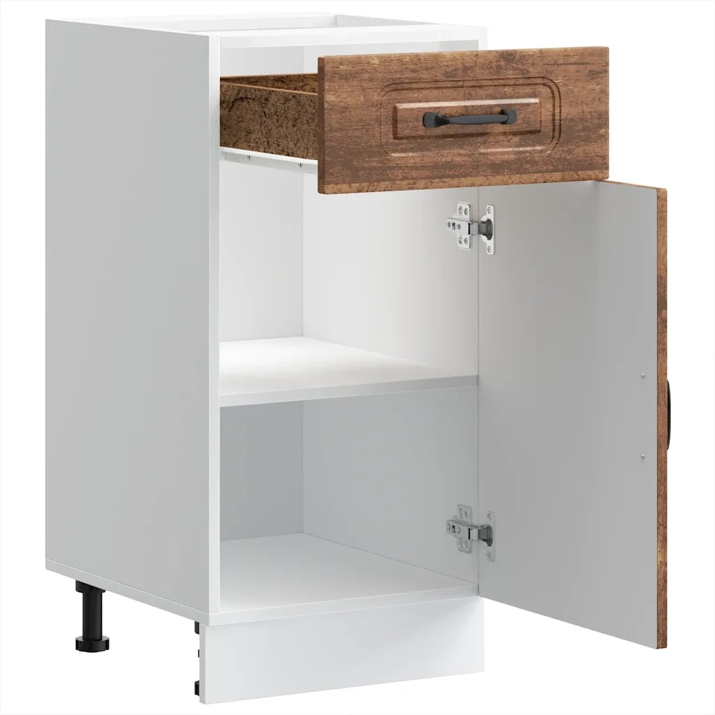 Base da Cucina-Mobile Base da Cucina Kalmar Legno Vecchio in Legno Multistrato 969905