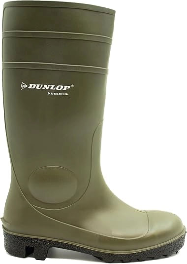 STIVALE PVC ANTINFORTUNIO WORK-ITS DUNLOP - VERDE S5 46- 1 paia