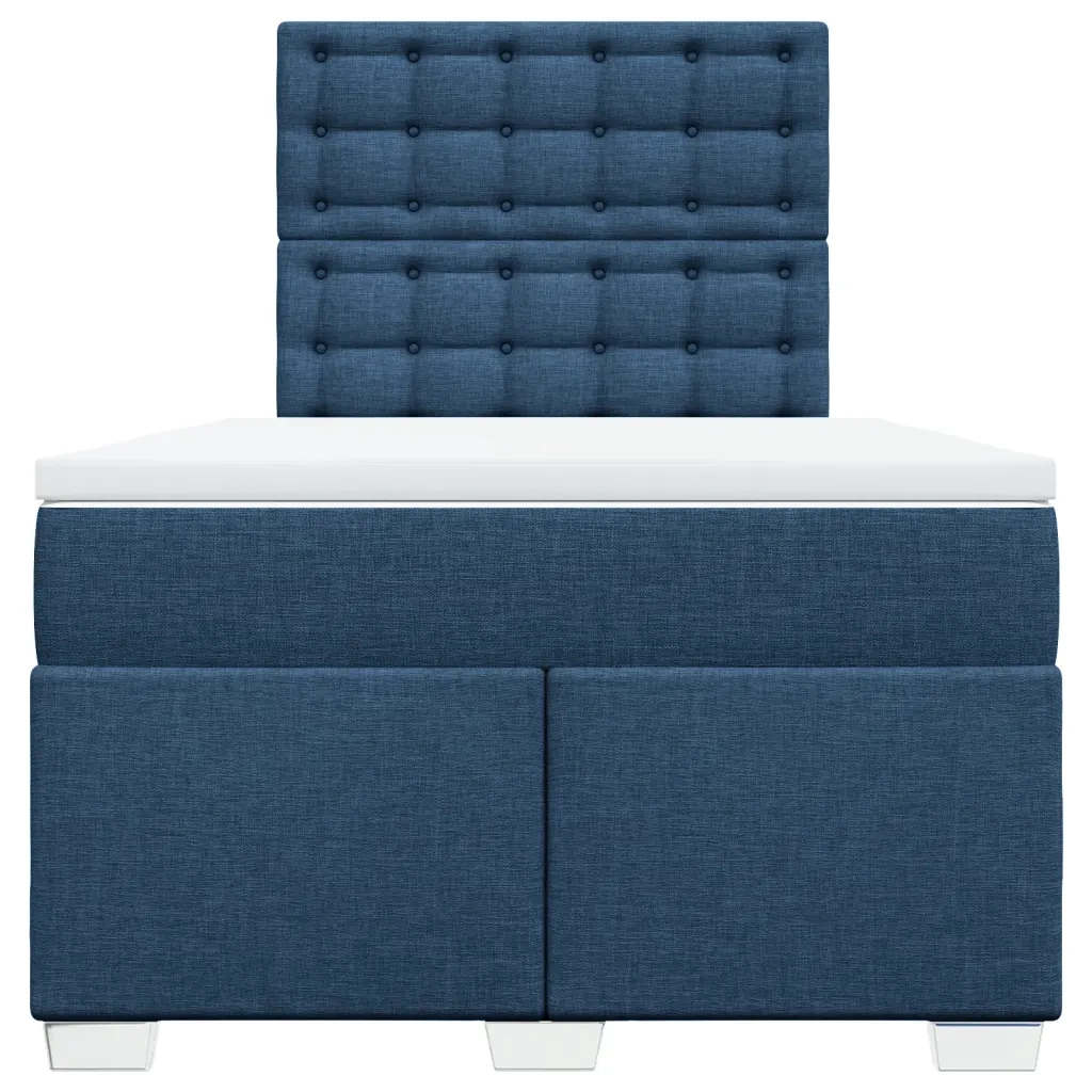 Giroletto a Molle con Materasso Blu 120x200 cm in Tessuto 3292775