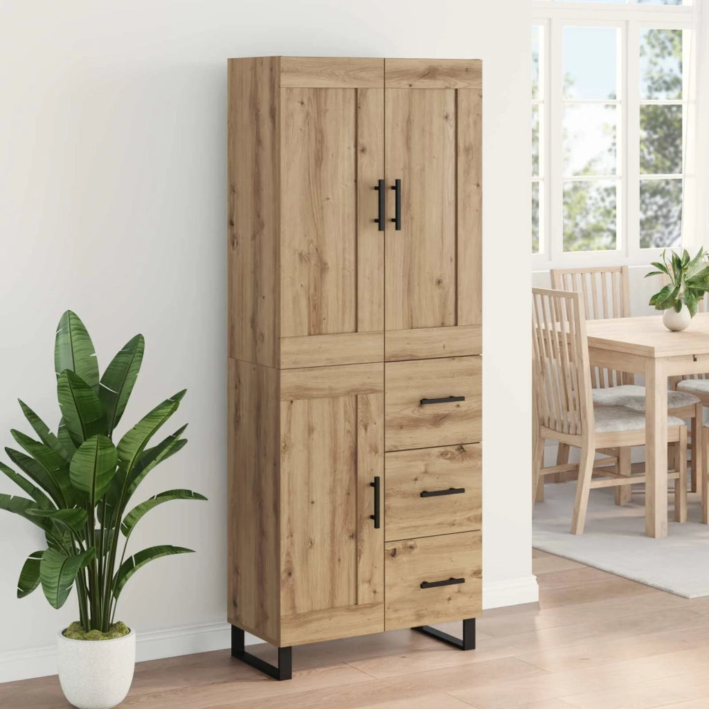 Credenza con cassetto Rovere artigianale 69,5 x 34 x 180 cm 3415836