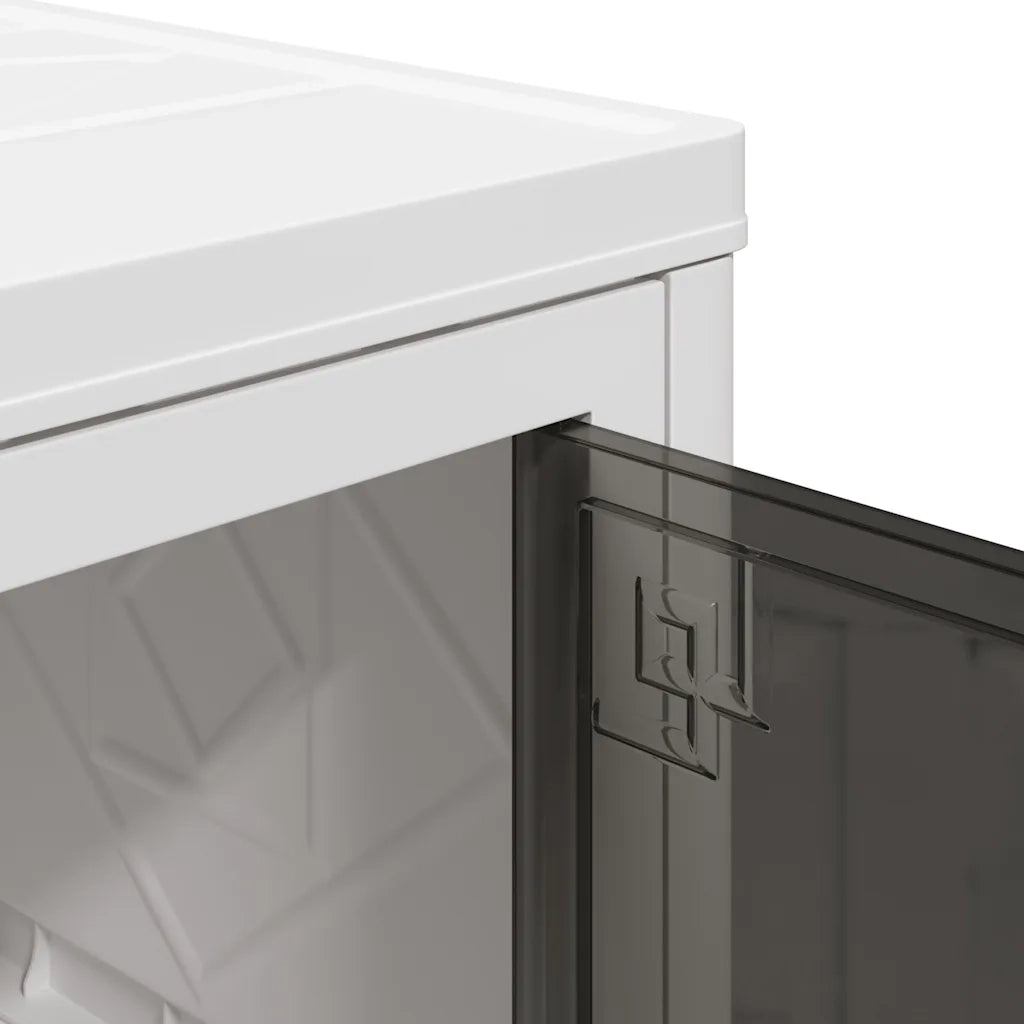 vidaXL Scatola Portaoggetti Impilabile con Ruote 28 L 48,5x29,5x33 cm