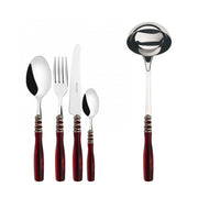 ARIANNA Ghiera Argento Anticato, Posate Set 49 Pz, Scatola