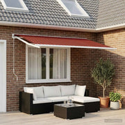 Telo di ricambio per tenda da sole arancione e marrone 3444240